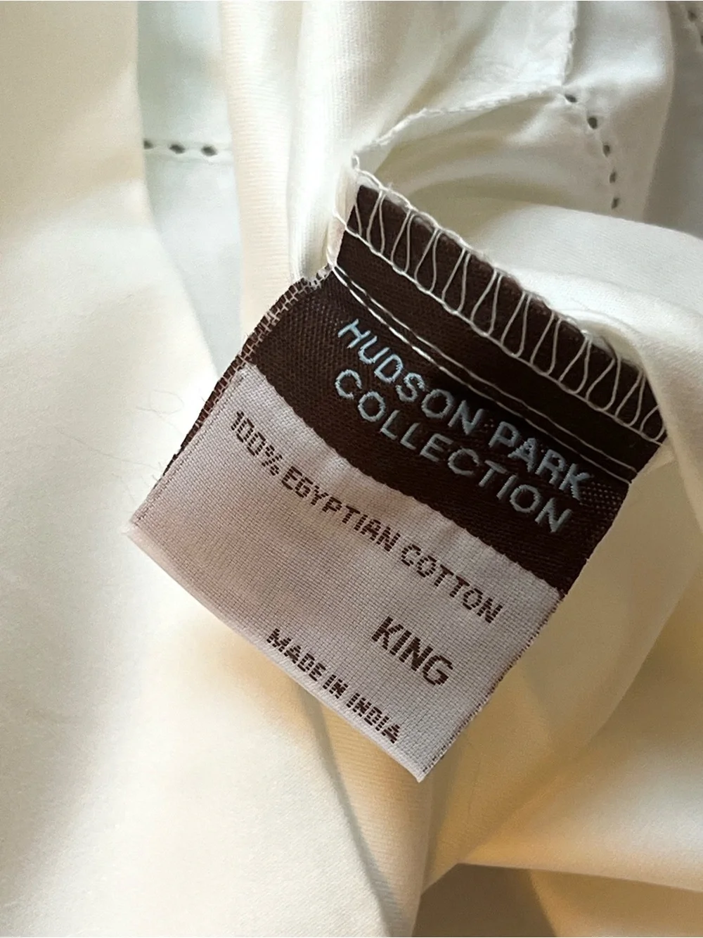 Hudson Park King Pillowcases Pair Brand New